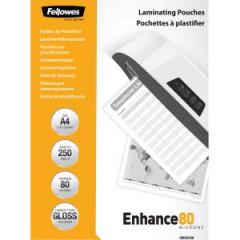 Laminovacie flie Fellowes 216x303 80mic 250ks 