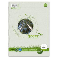 Blok College Format Werk Ursus Green A4 80 listov tvorekov 60g recyklovan