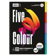 Blok College Format Werk Ursus A4 100 listov tvorekov farebn register 