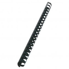 Plastov hrebene GBC 21R 32mm ierne 