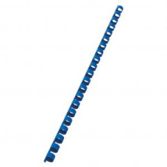 Plastov hrebene GBC 21R 10mm modr 