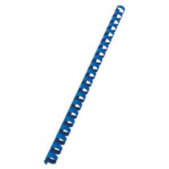 Plastov hrebene GBC 21R 12mm modr 