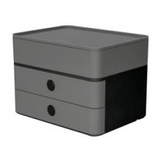 Zsuvkov box ALLISON siv 
