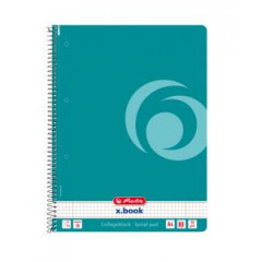 Poznmkov blok College Herlitz A4 80 listov Color Blocking tvorekov baltick modr