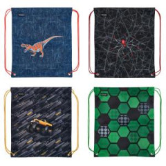 Vrecko na prezuvky Herlitz 36,5x40,5x0,5cm mix Futbal Monster truck Pavk Dinomnia