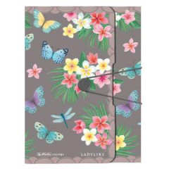 Plastov box s gumikou Herlitz Ladylike A4 PP Mot 