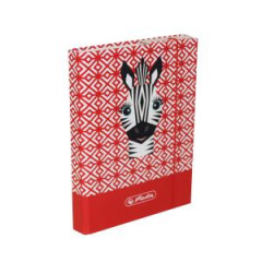 Box na zoity A4 s gumikou Cute Animals Zebra