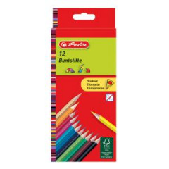 Farbiky Herlitz trojhrann 12 farieb 