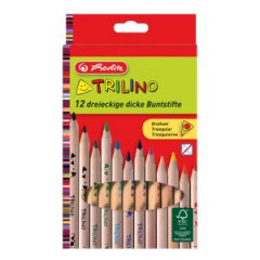 Farbiky Herlitz Trilino trojhrann 12 farieb 