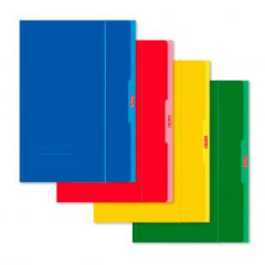 Kartnov obal s gumikou A4 Herlitz UNI mix 