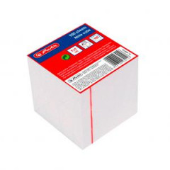 Poznmkov bloek kocka lepen Herlitz 90x90x90mm biela 