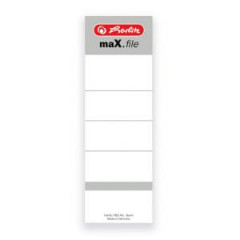 ttok chrbtov samolepiaci Herlitz 8cm biely 10ks 