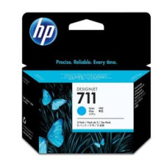 Atramentov npl HP CZ134A HP 711 cyan (3x29 ml) pre DesignJet T120/T520/T130/T530