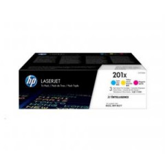 Sada tonerov HP CF253XM HP 201X 3-pack High Yield Cyan/Magenta/Yellow 