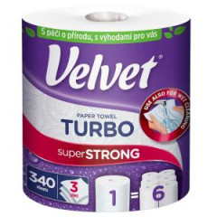Kuchynsk utierky 3-vrstvov Velvet Turbo 1ks, 75,82m 