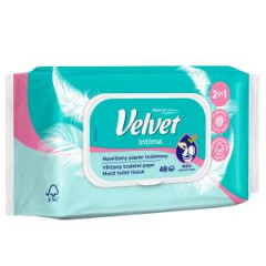 Vlhen toaletn papier Velvet Intima 48ks 