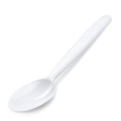 Kvove lyiky plastov znovu pouiten biele 13 cm (50 ks) 