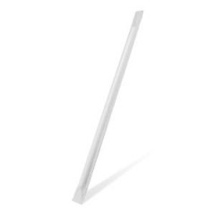 Slamky papierov biele `JUMBO` 8 mm x 25 cm jednotlivo balen (100 ks)