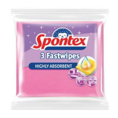 Utierka z viskzy Spontex Fast Wipes 3 kusy