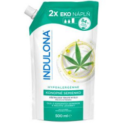Tekut mydlo INDULONA nhradn npl 500 ml Konopn semienko 