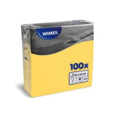 Papierov servtky 1-vrstvov GASTRO 33 x 33cm lt (100 ks) 