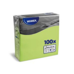 Papierov servtky 1-vrstvov GASTRO 33 x 33cm ltozelen (100 ks) 