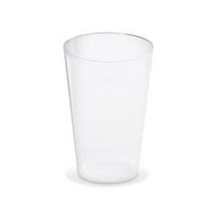 Pohre plastov krytl 400 ml priehadn (50 ks) 