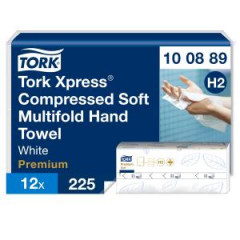 Papierov utierky skladan ZZ 2-vrstv. TORK Xpress Multifold jemn H2 (12 bal.) 