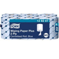 Papierov utierky v rolke so stred. odvjanm 2-vrstv. TORK Plus modr M2, nvin 157,5 m (6 ks) 