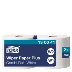 Papierov utierky v rolke 2-vrstv. TORK biele W1/W2 (2 ks) 