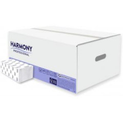 Papierov utierky skladan ZZ 2-vrstvov HARMONY recykel biele (20bal.) 