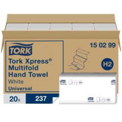 Papierov utierky skladan ZZ 2-vrstv. TORK Xpress Multifold univerzal H2 (20 bal.) 