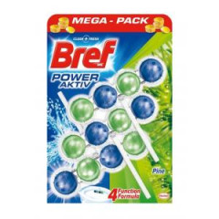 Bref Power Aktiv WC zvesn blok tuh 3 x 50 g Borovica 