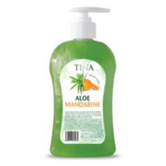 Tina tekut mydlo s dvkovaom 500 ml - Aloe & mandarine 