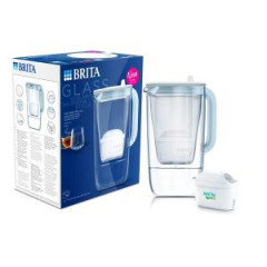 Filtran kanvica Brita Glass Jug, 2,5 l, sklenen, svetlo modr 