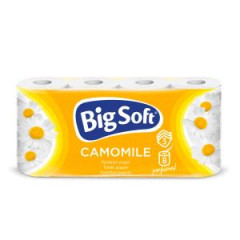 Toaletn papier 3-vrstvov Big Soft Camomile 8ks, 16,5m 