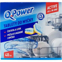 Q-Power tablety do umvaky riadu Active All in One 40 kusov 
