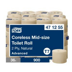 Toaletn papier bezdutinkov natural 2-vrstv. TORK Mid-Size T7 36ks 