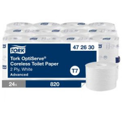 Toaletn papier bezdutinkov advanced 2-vrstv. TORK OptiServe T7 