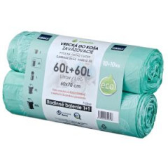 Vrecia do koa 60l 60x70cm 2x10ks s uami 