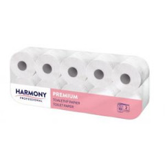 Toaletn papier 2-vrstvov Harmony Professional premium biely, celulza, nvin 23,8 m (10 ks) 