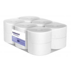 Toaletn papier 2-vrstvov Harmony Comfort Mini Jumbo 19 cm, nvin 200 m (1 ks)