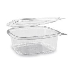 Miska plastov hranat priehadn s viekom 1000ml 50ks 