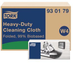 Utierky skladan TORK Heavy-Duty Biobased W4 1-vrstv., 105 trkov 