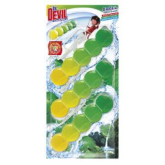 Dr. DEVIL WC z�vesn� blok tuh� 5Ball 2in1 3x35g Natur Fresh 