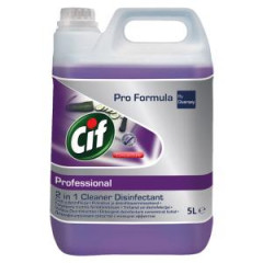 CIF Cleaner Disinfectant 2v1, 5 l �ist� a dezinfikuje 