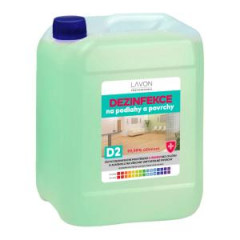 LAVON dezinfekcia na podlahy a povrchy D2 5l 
