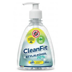 CleanFit dezinfekn gl 70% citrus na ruky s pumpikou 300 ml