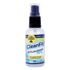 CleanFit dezinfekn roztok Etylakohol 70% citrus s rozpraovaom 50 ml 