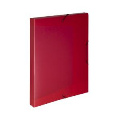 Plastov box s gumikou Karton PP Opaline erven 